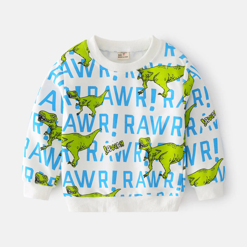 Cartoon Trend Soft Casual Sweater for Kids