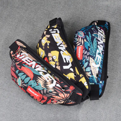 Custom Logo Oxford Cloth Waist Bag for Men